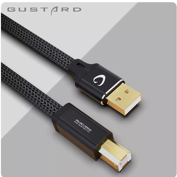 歌诗德GUSTARD USB线3号 发烧USB线 HIFI解码DAC数据线 多层屏蔽